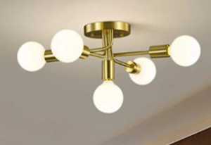 LEDMOTİONS DÖNGÜ MODERN TASARIM ESKİTME RENK BEŞLİ AVİZE